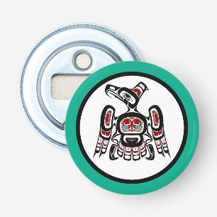 Nordwestpazifikküste Haida Kaigani Thunderbird Flaschenöffner
