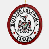 Nordwestpazifikküste Haida Kaigani Thunderbird Keramik Ornament (Links)