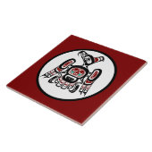 Nordwestpazifikküste Kaigani Thunderbird Fliese (Seite)