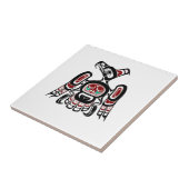 Nordwestpazifikküste Kaigani Thunderbird Fliese (Seite)