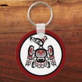 Nordwestpazifikküste Kaigani Thunderbird Schlüsselanhänger (Vorderseite)