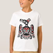 Nordwestpazifikküste Kaigani Thunderbird T-Shirt (Vorderseite)