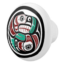 Nordwestpazifikküste Otter verfolgt Lachs