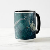 NORDWESTschaufel-KRAN-WINTER-FANTASIE-FOTO Tasse (VorderseiteRechts)