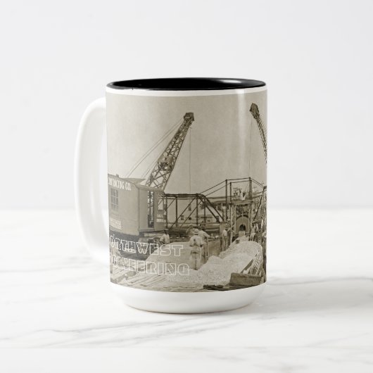 NORDWESTTECHNIK KRANE SCHOVEL TASSE FRÜH (Vorderseite Links)