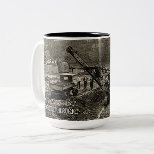 NORDWESTTECHNIK KRANE SCHOVEL TASSE FRÜH (Vorderseite Links)