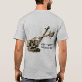 NORDWESTTECHNISCHE KRANE UND DUSCHE GRÜNE BAY T-Shirt (Rückseite)