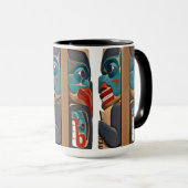 Nordwesttotem-Pazifik-Tasse Tasse (VorderseiteRechts)