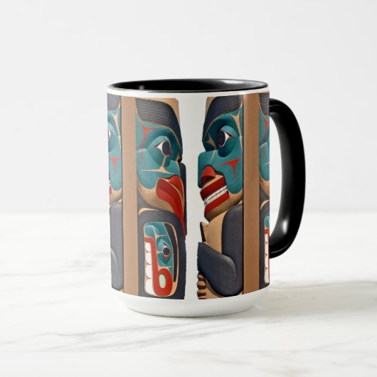 Nordwesttotem-Pazifik-Tasse Tasse (VorderseiteRechts)