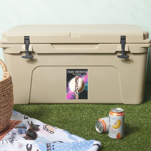 Nordwesttotem-Pol Aufkleber (Kühler)