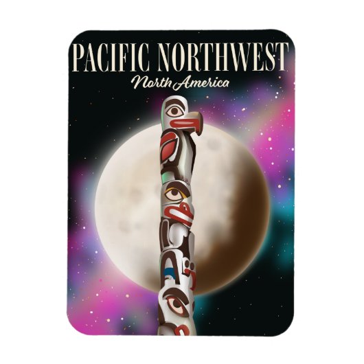 Nordwesttotem-Pol Magnet (Vertikal)