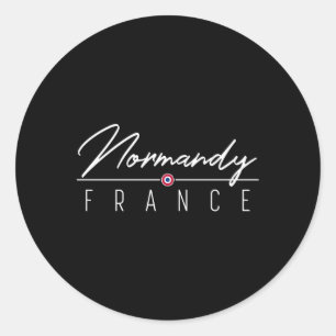 Nordy France Runder Aufkleber