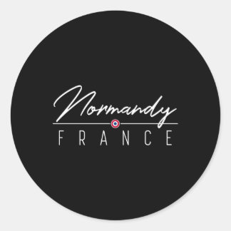 Nordy France Runder Aufkleber