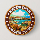 Nordzypern Button (Vorderseite)
