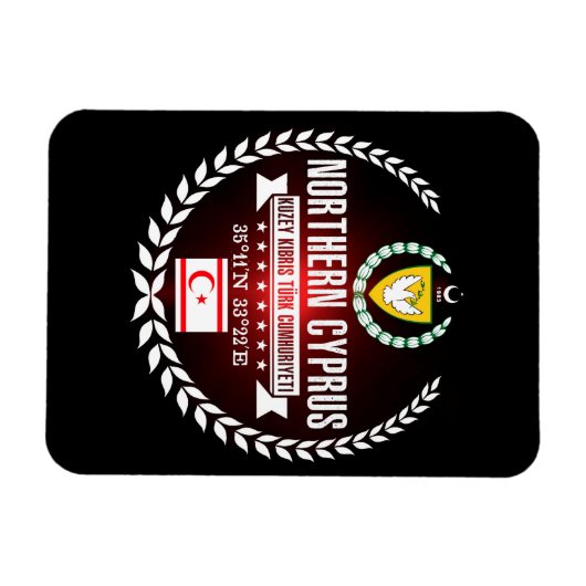 Nordzypern Magnet (Horizontal)