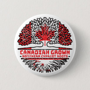 Nordzypern Nordzypriotisches Kanada Button