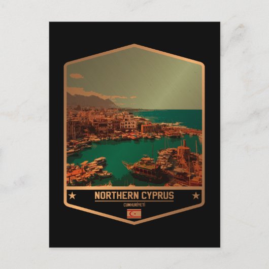 Nordzypern Postkarte (Vorderseite)