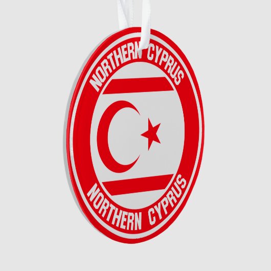 Nordzypern-Runde Ornament (Vorderseite)