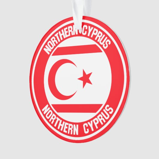 Nordzypern-Runde Ornament (Vorderseite)