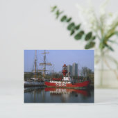 Nore Lightship, St. Kathrines dock, London, Englan Postkarte (Stehend Vorderseite)