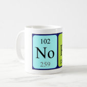 Nore Periodenname Tasse (Vorderseite Links)