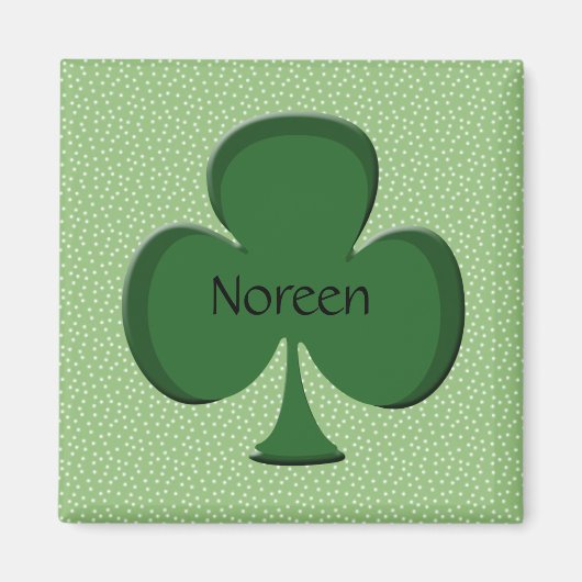 Noreen Kleeblatt Magnet (Vorne)