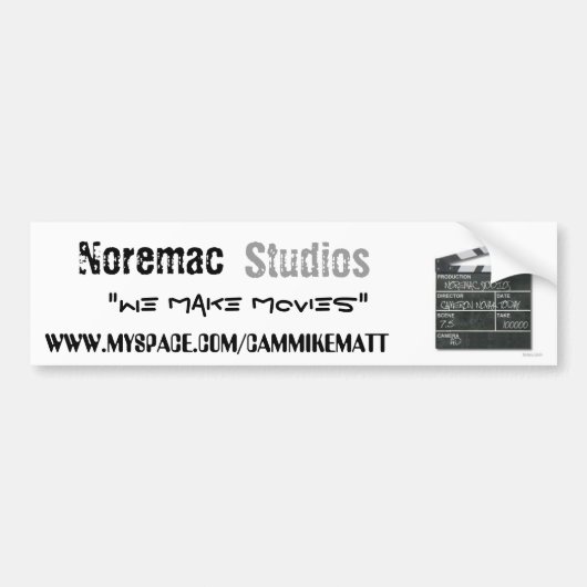 Noremac Studio-Autoaufkleber Autoaufkleber (Vorne)