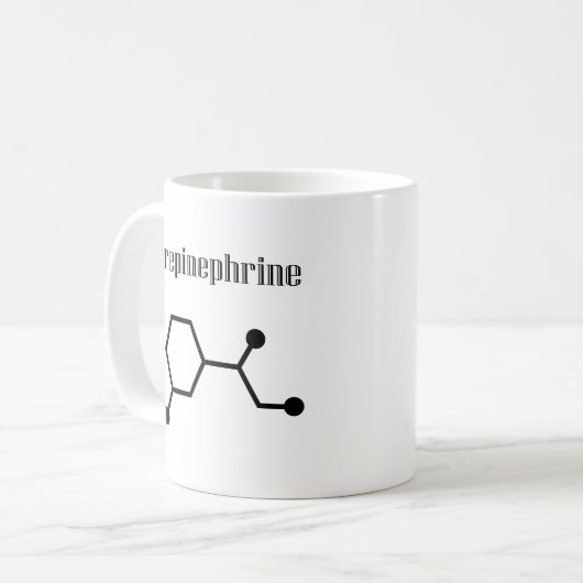 Norepinephrin-Tasse Kaffeetasse (Vorderseite Links)