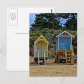 Norfolk Beach Huts Postkarte (Vorne/Hinten)
