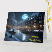 Norfolk Brads Weihnachtskarte Karte (Gelbe Blume)