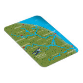 Norfolk Broads England Map. Magnet (Rechte Seite)
