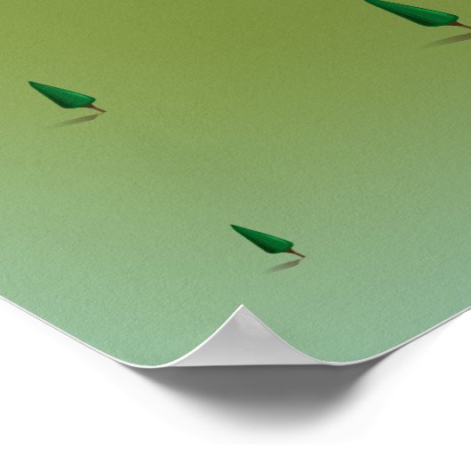 Norfolk Broads England Map. Poster (Ecke)