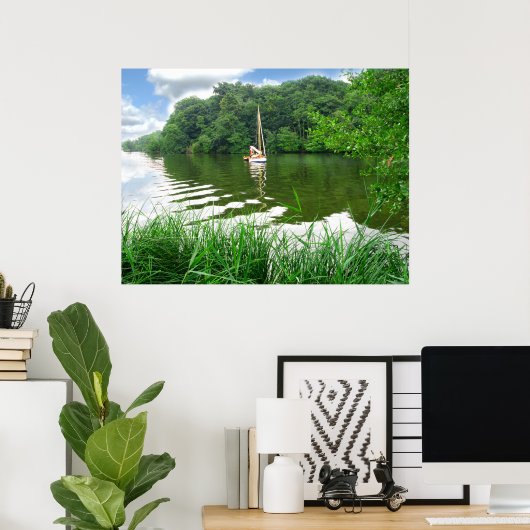 Norfolk Broads Poster (Heimbüro)