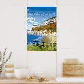 Norfolk Coast Path National Trail Reiseplakat Poster (Küche)