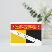 Norfolk Flag Postkarte (Stehend Vorderseite)