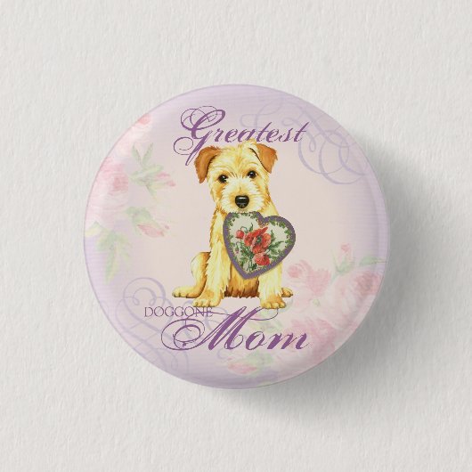 Norfolk Heart Mama Button (Vorderseite)