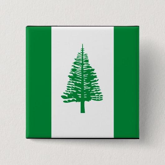 Norfolk-Insel-Flagge Button (Vorderseite)