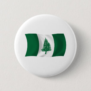 Norfolk-Insel-Flagge Knopf Button
