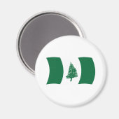 Norfolk-Insel-Flagge-Magnet Magnet (Vorderseite/Rückseite)