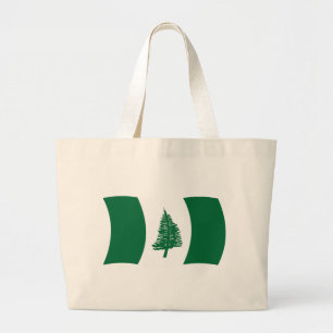 Norfolk-Insel-Flagge-Tasche Jumbo Stoffbeutel