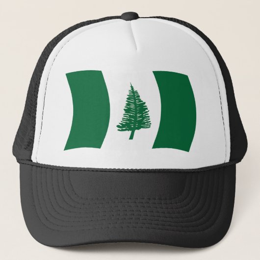Norfolk Island Flag Hat Truckerkappe (Vorderseite)