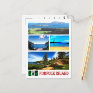Norfolk Island - Mosaik - Postkarte
