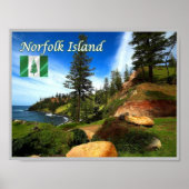 Norfolk Island - Panorama - Poster (Vorne)