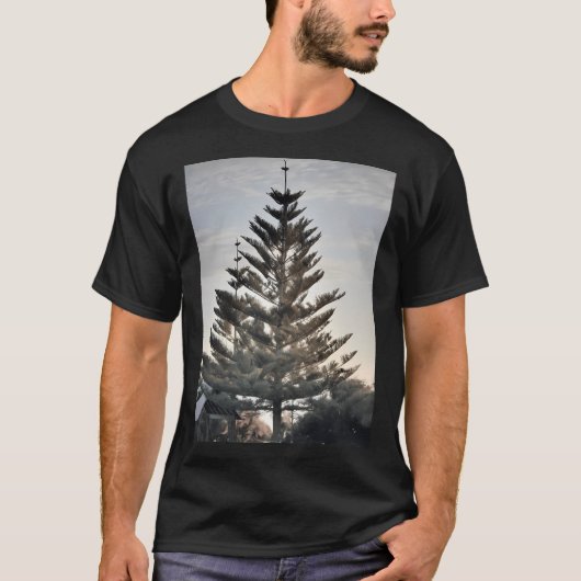 Norfolk Island Pine Trees in Sunset T-Shirt (Vorderseite)