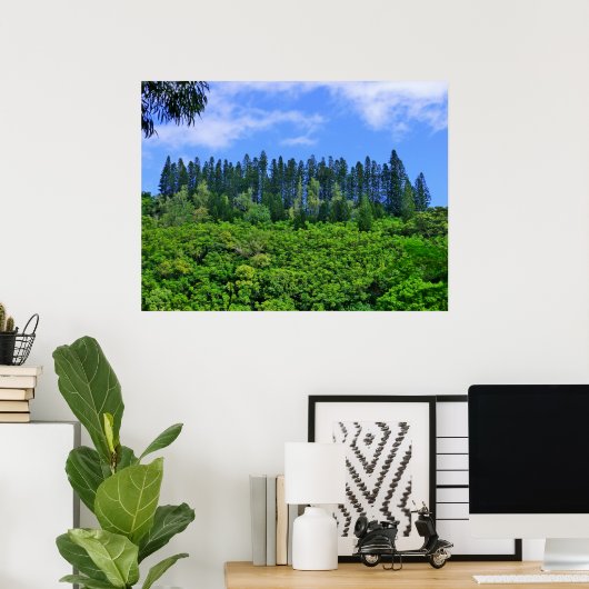 Norfolk Island Pine Trees Poster (Heimbüro)