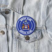 Norfolk Island Round Emblem Button (Beispiel)