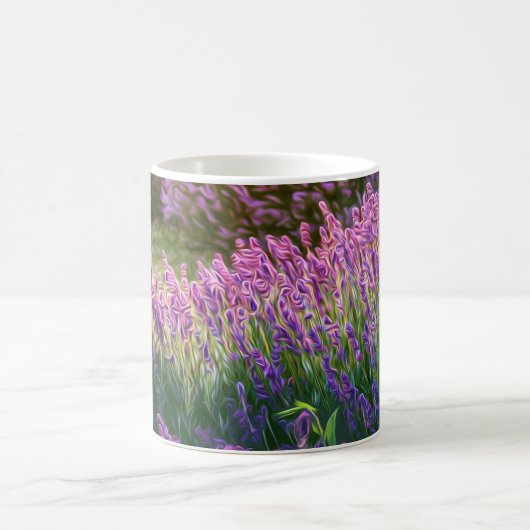 NORFOLK LAVENDER - LAVENDER FIELD NORFOLK ENGLAND KAFFEETASSE (Mittel)