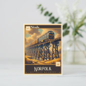 Norfolk, Nebraska | VINTAG Postkarte (Stehend Vorderseite)