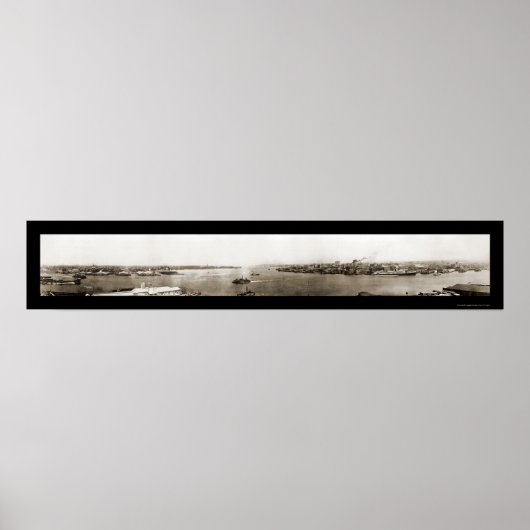 Norfolk, Portsmouth VA Foto 1918 Poster (Vorne)