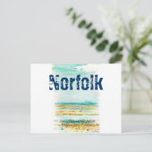 Norfolk Postcard Postkarte (Stehend Vorderseite)